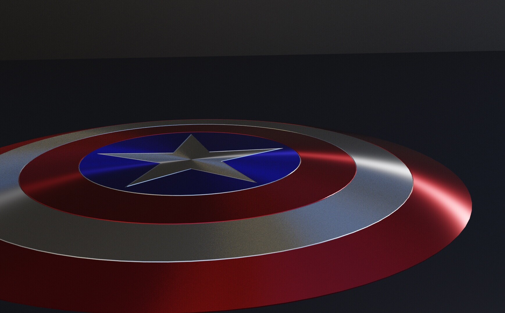 ArtStation - captain America shield realistic Render