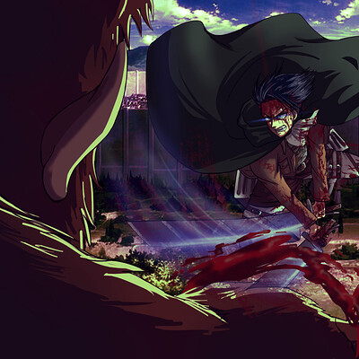 Charly animestation levi vs bestia