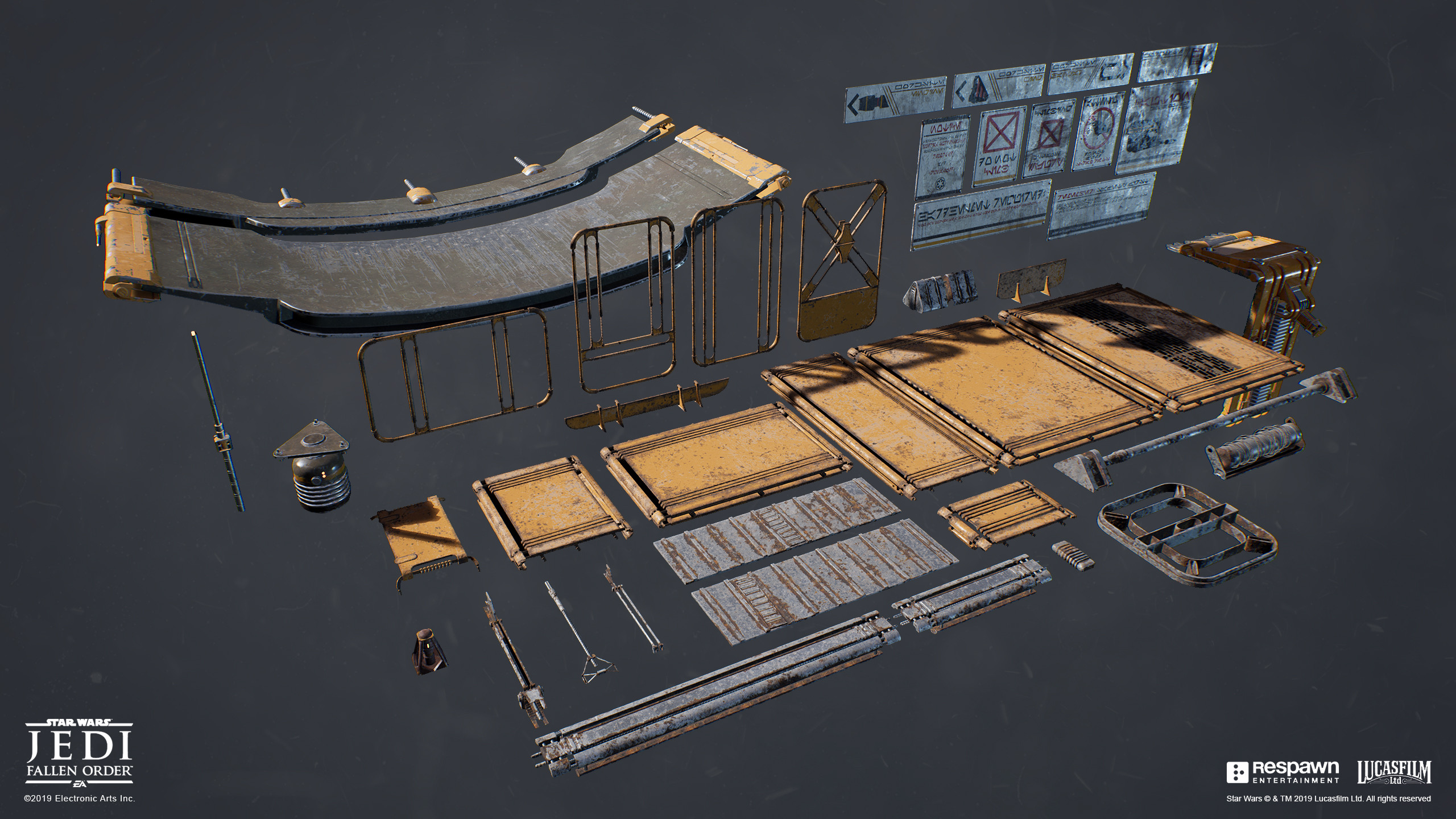 Bracca Scaffolding Kit + Little Set Dressing Props