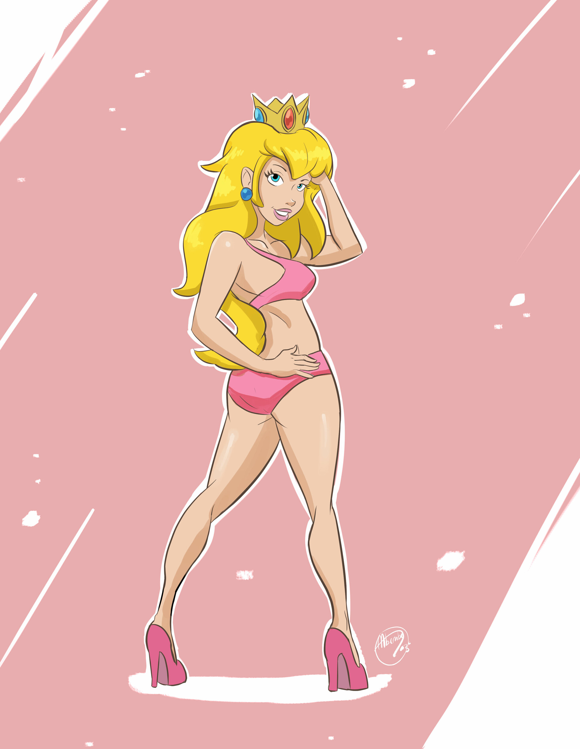 Princess peach bra