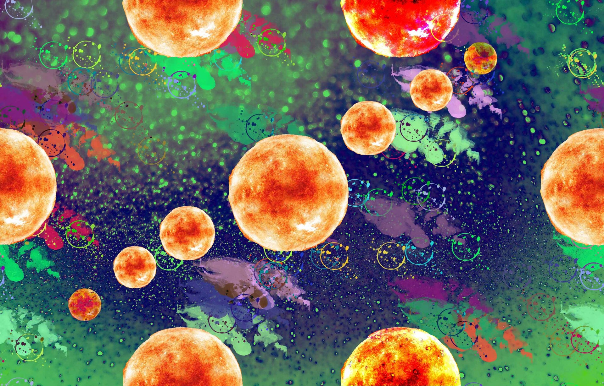 Artstation Abstract Watercolor Seamless Background Colorful