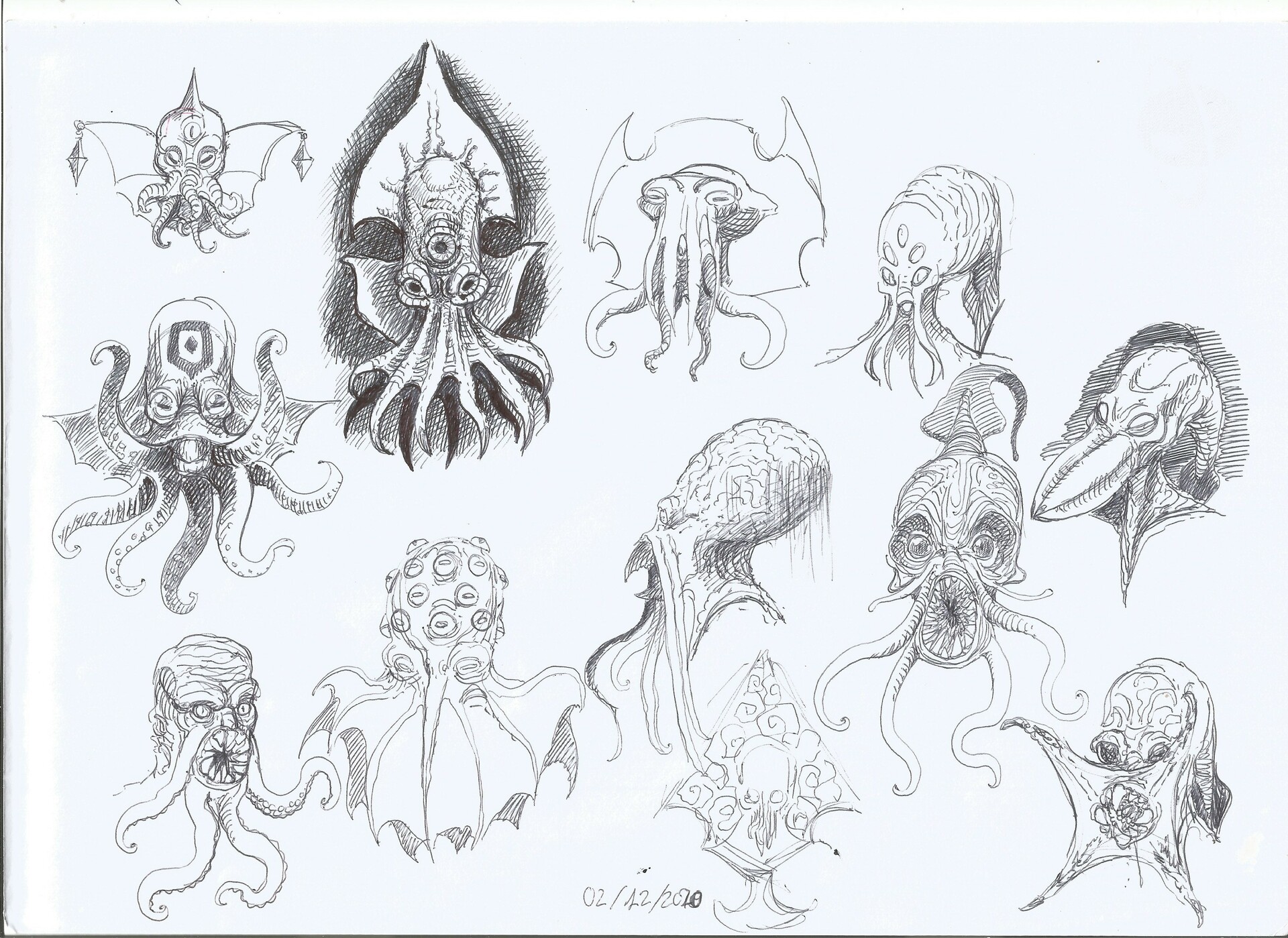 Luca Zeccoli Mind Flayer Faces Luca Zeccoli Mind Flayer Faces