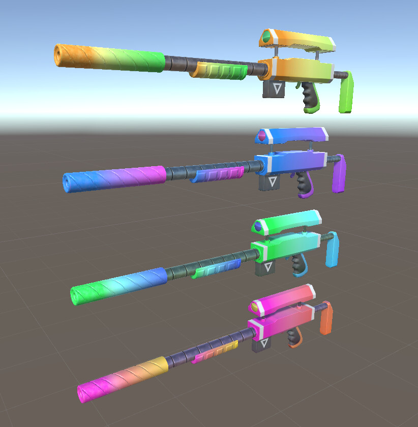 weapons in engine (Unity)