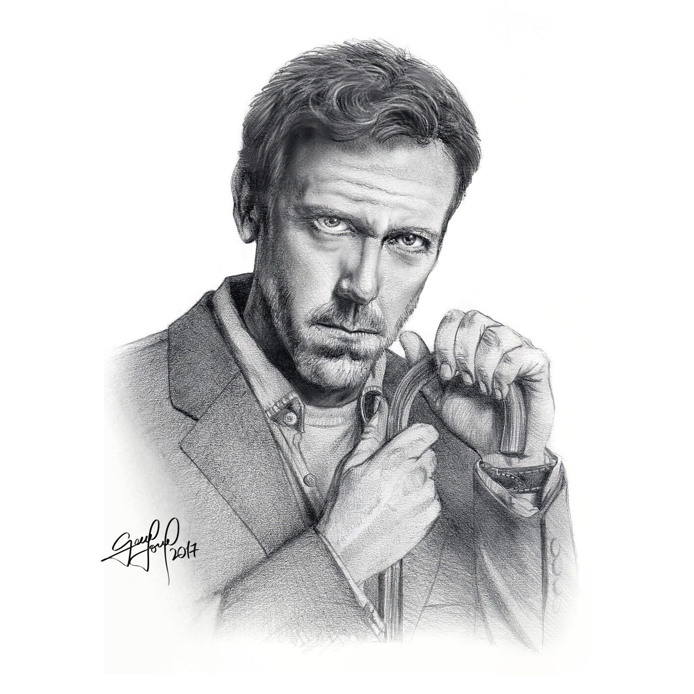 Dr. HOUSE (Caricature) - SpeedPainting by Nico Di Mattia - YouTube