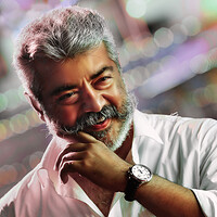 Artstation Thala Ajith Digital Painting Pandiyan Pixels