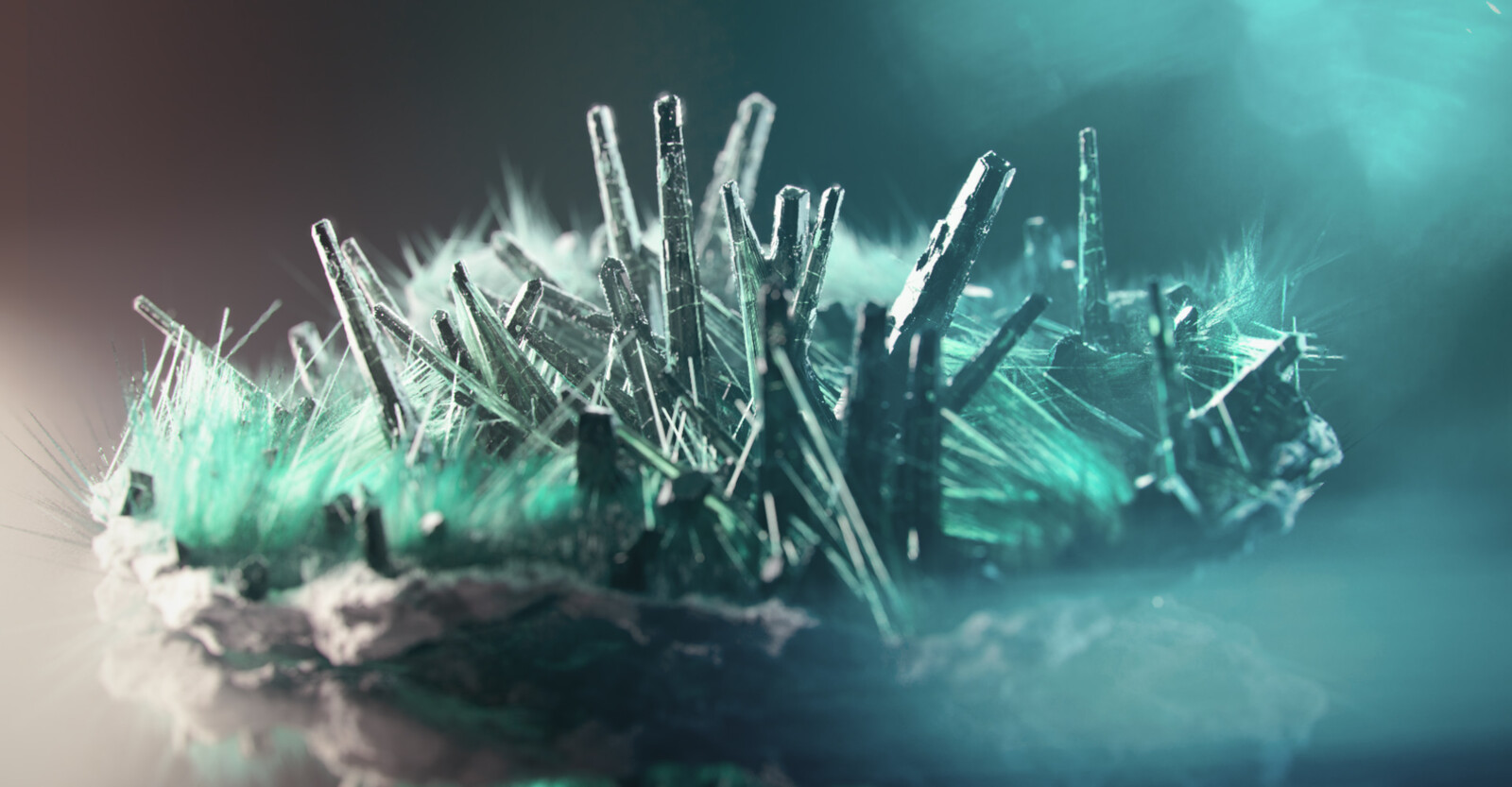  Fully Procedural mineral : Fibrous Malachite - Render B