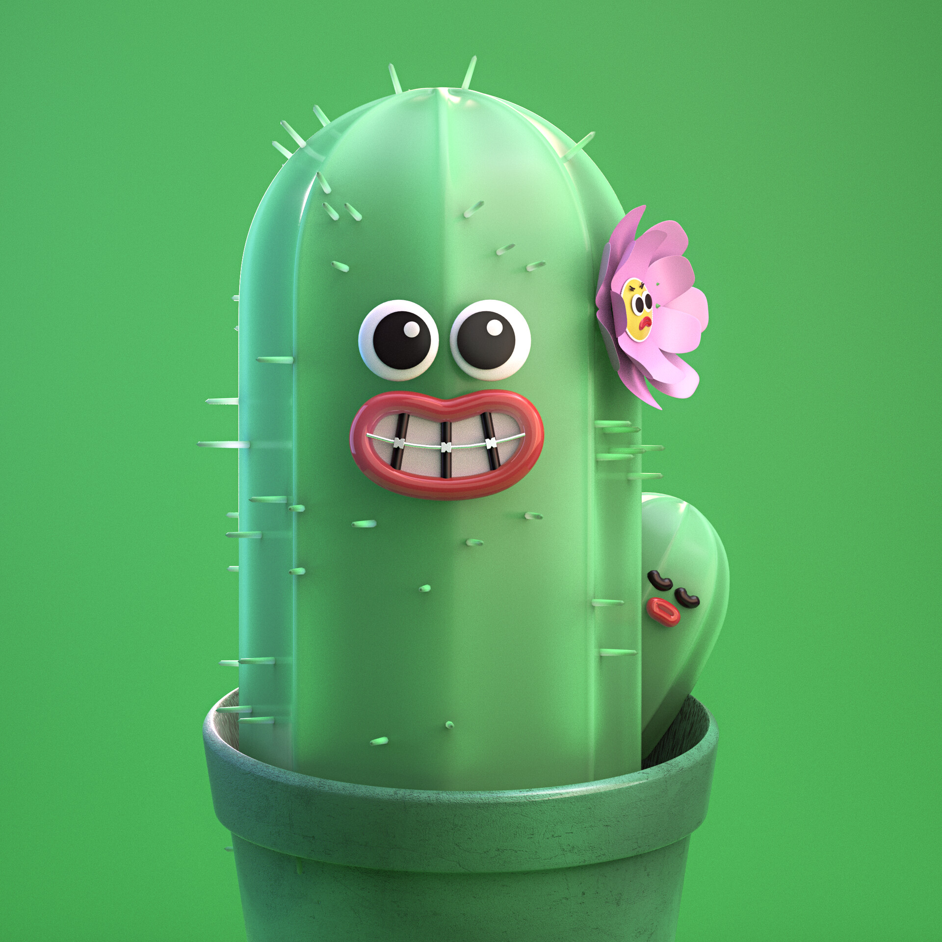 Just a cute little cactus. 