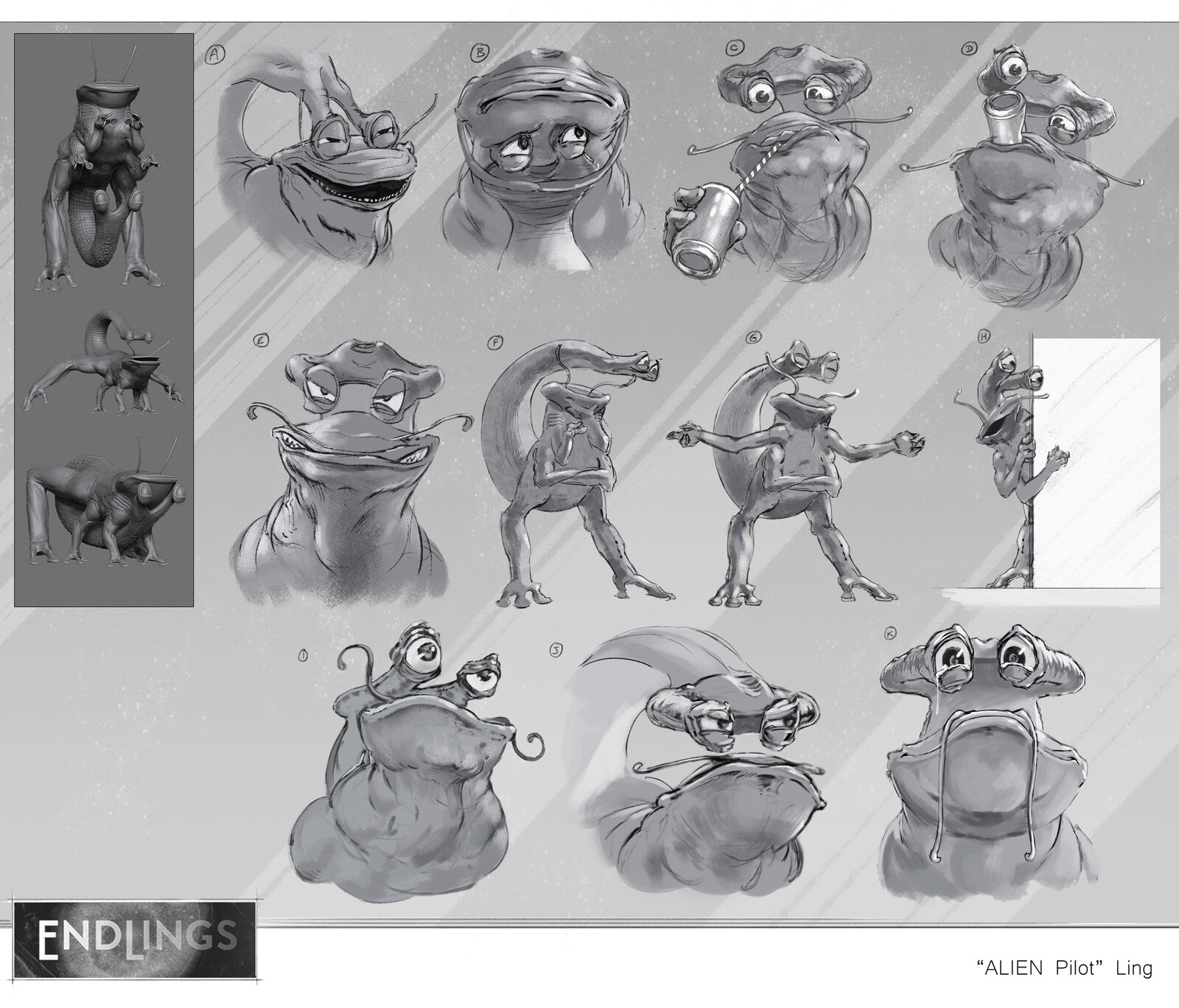 ENDLINGS Creature Sketches
