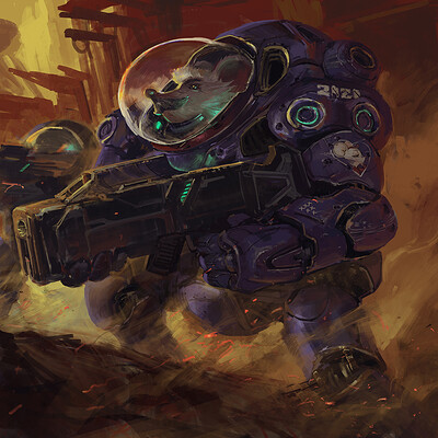 Huy tran viet lunar new year 2020 mouse marine