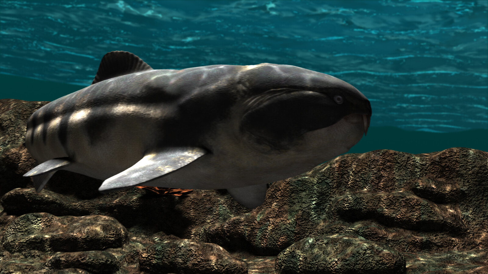 Raw 3d render