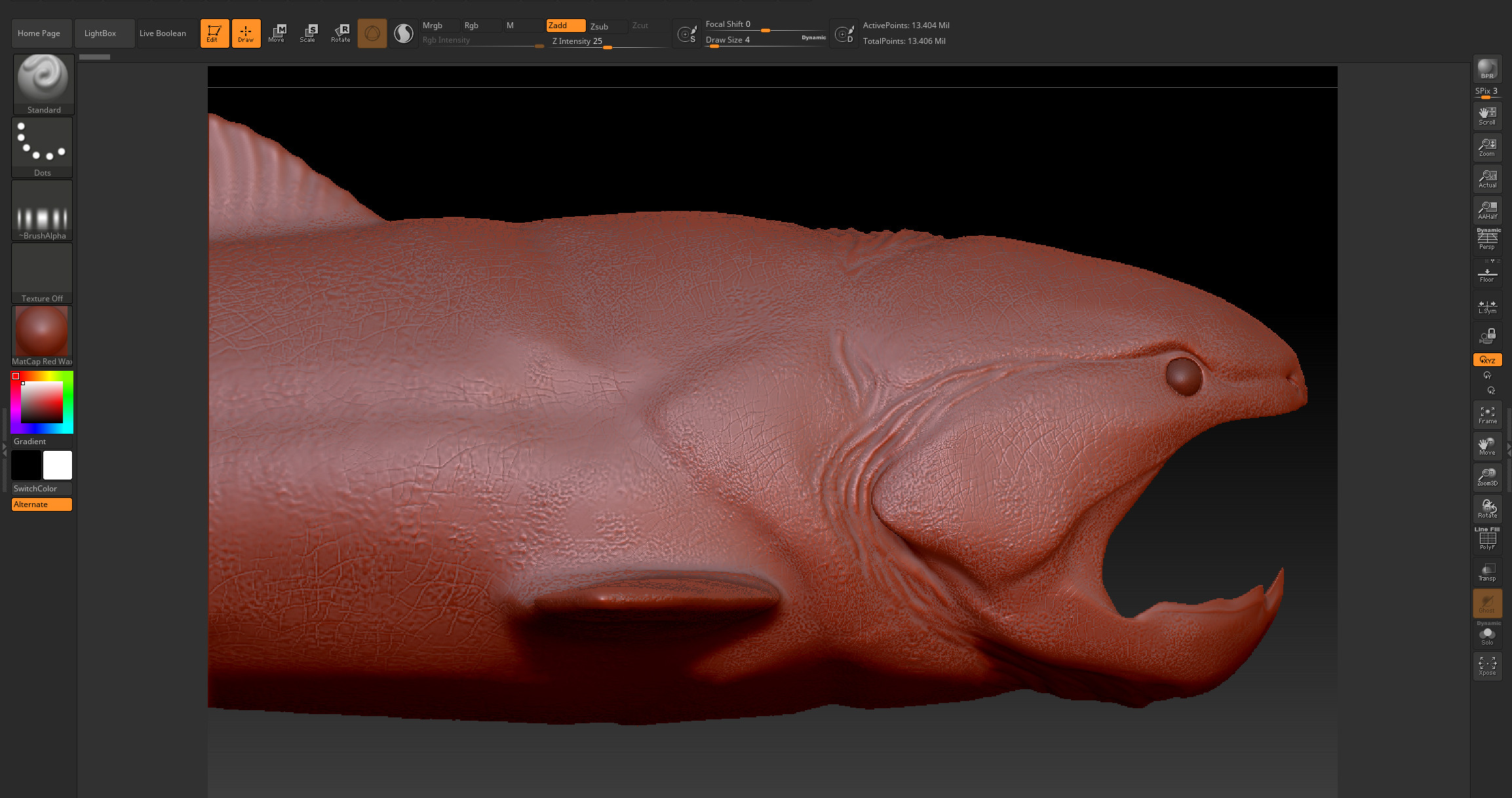 The sculpt