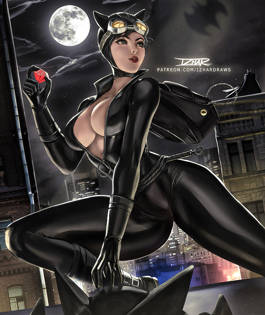 Catwoman from DC Comics hope you like :) also include animated catwoman ski...