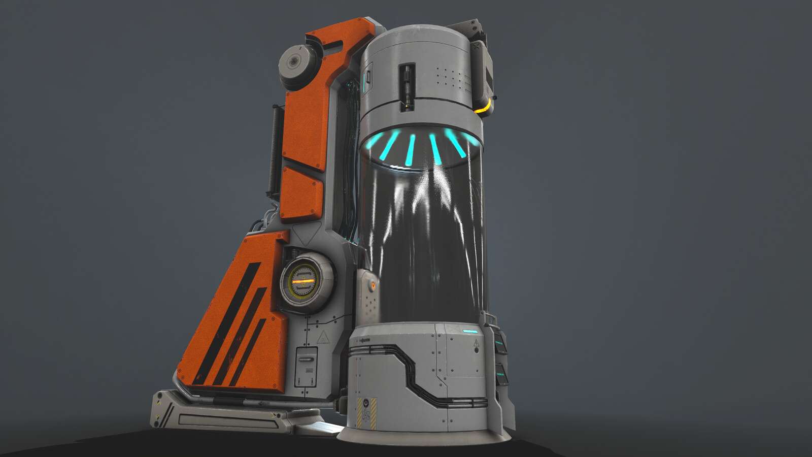 Sci fi биолаборатория. клонирование клеток. лаборатория с капсулами. клоны фантастика. клонирующая машина.