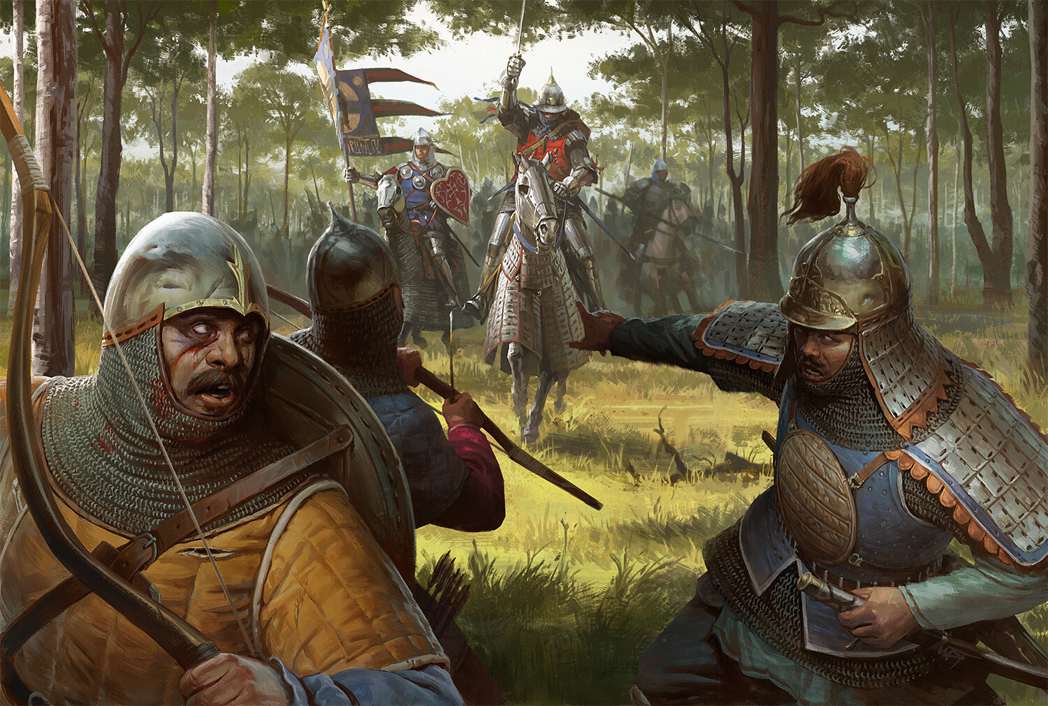 Charge of the ambush regiment