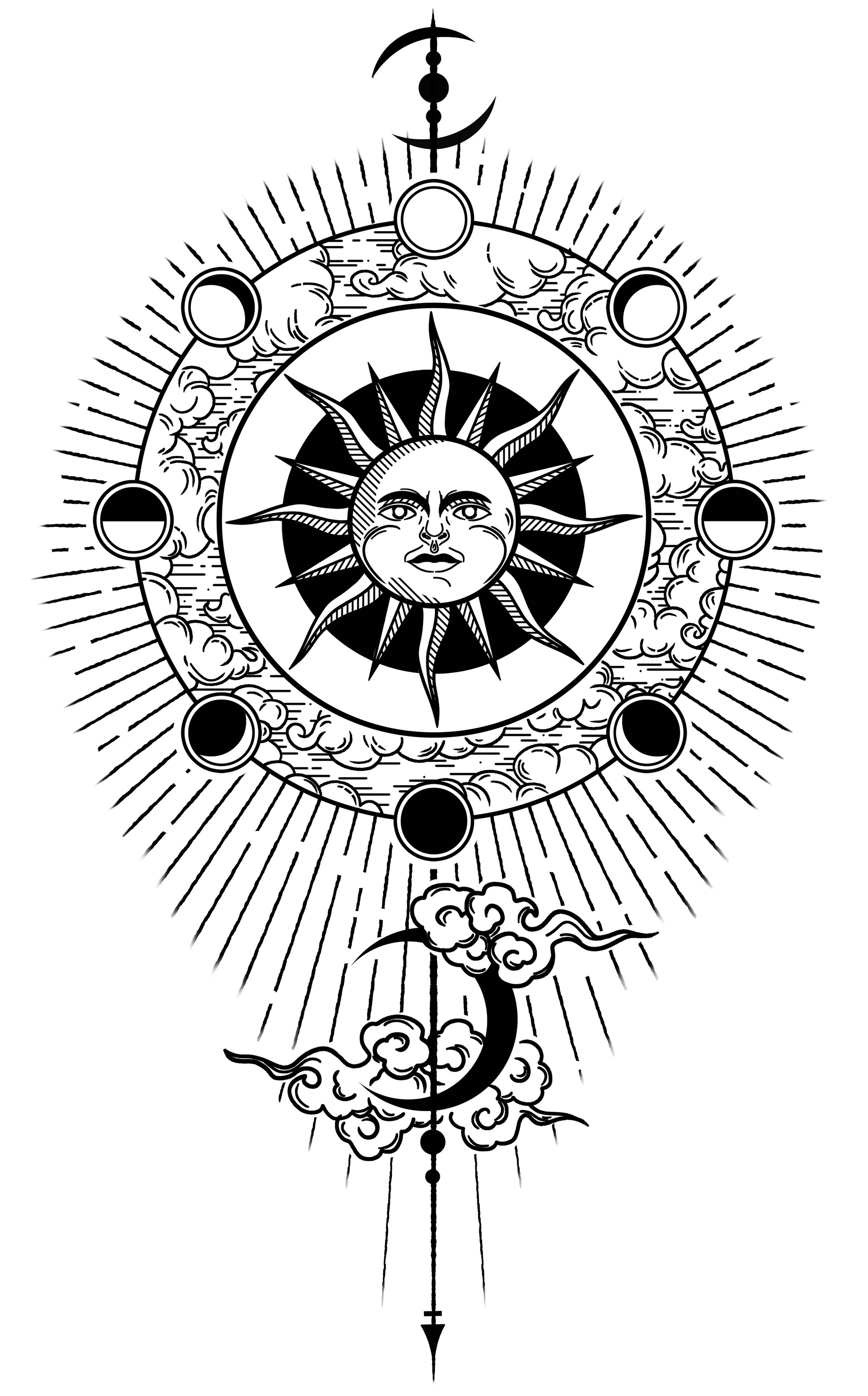 Artstation Astrology Tattoo Hugo Mogensen