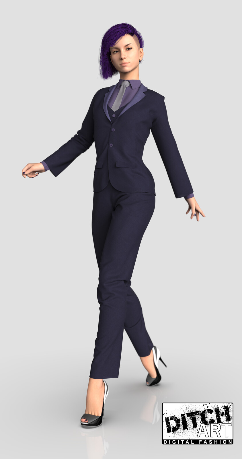 Three Piece Suit - Marvelous Designer