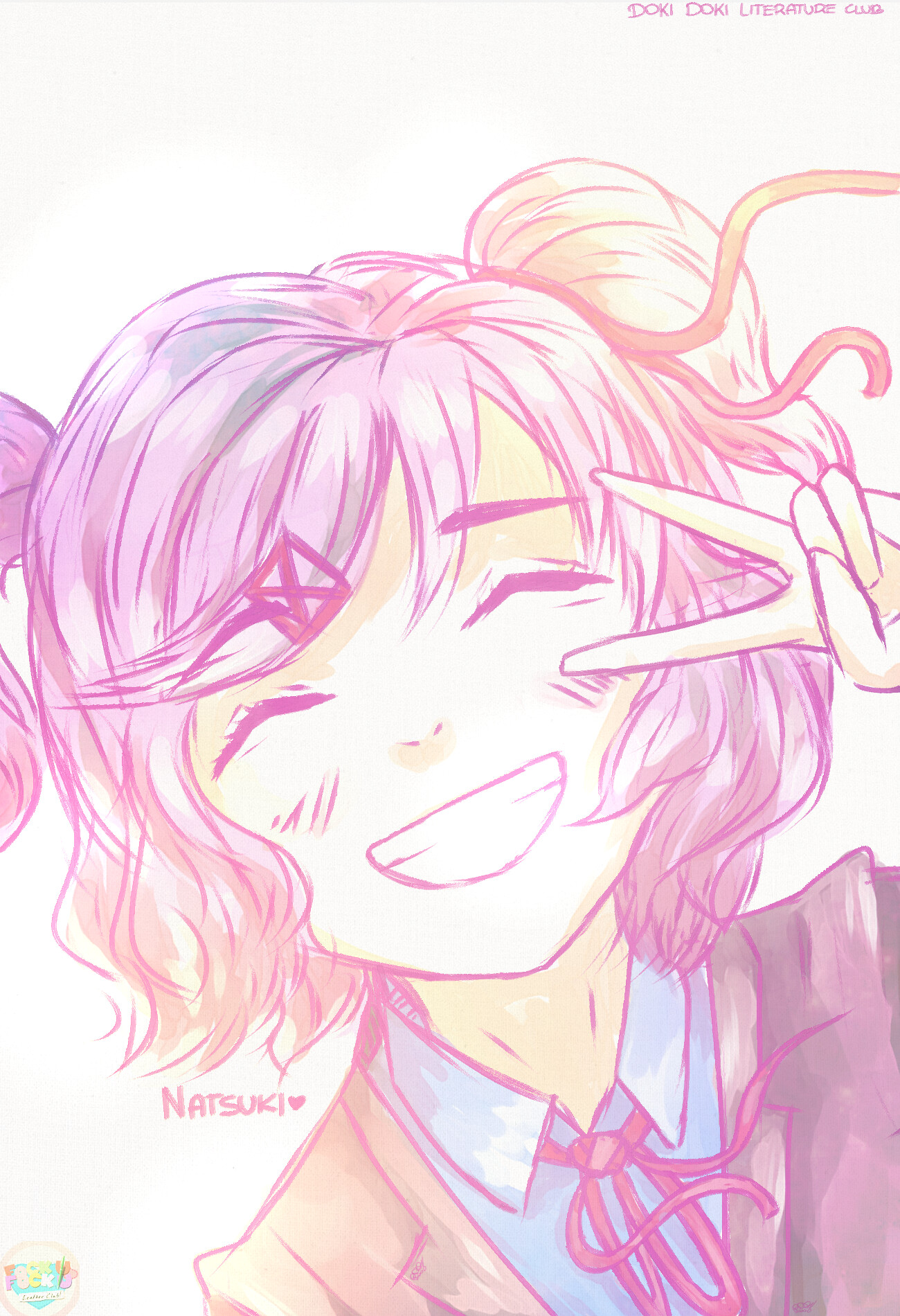 Kishonyskab Natsuki Doki Doki Literature Club Fan Art Kishonyskab Natsuki Doki Doki Literature Club Fan Art