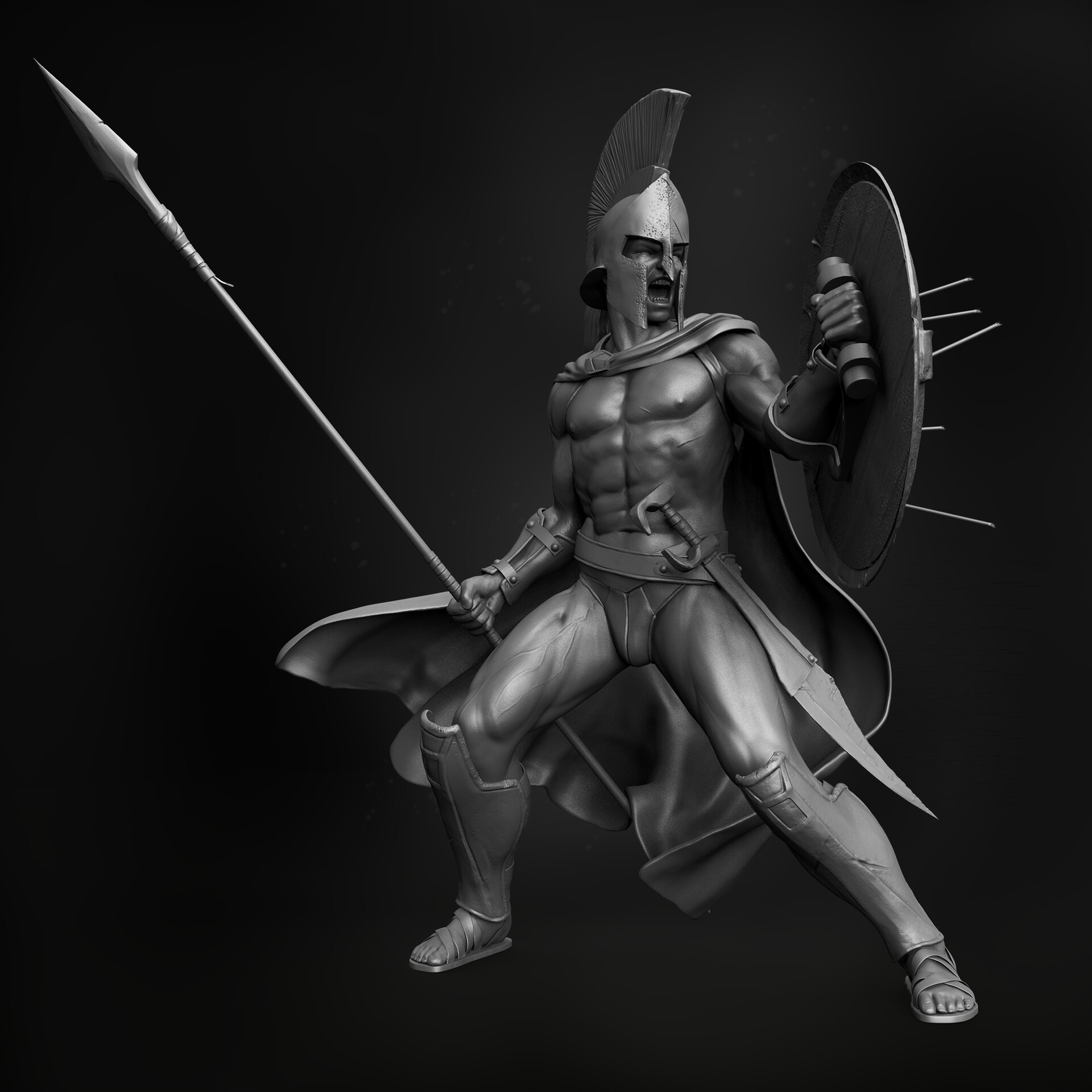 ArtStation - Spartan Warrior