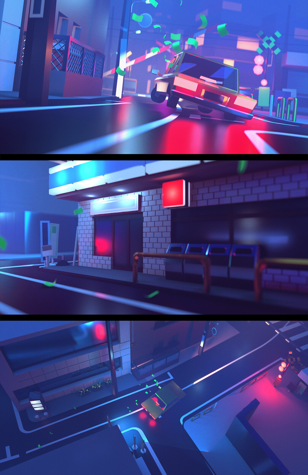 Inspired by the photography of Liam Wong, created for the amazing Blender 2.8 workshop with Vaughan Ling - Blender 2.8, Eevee