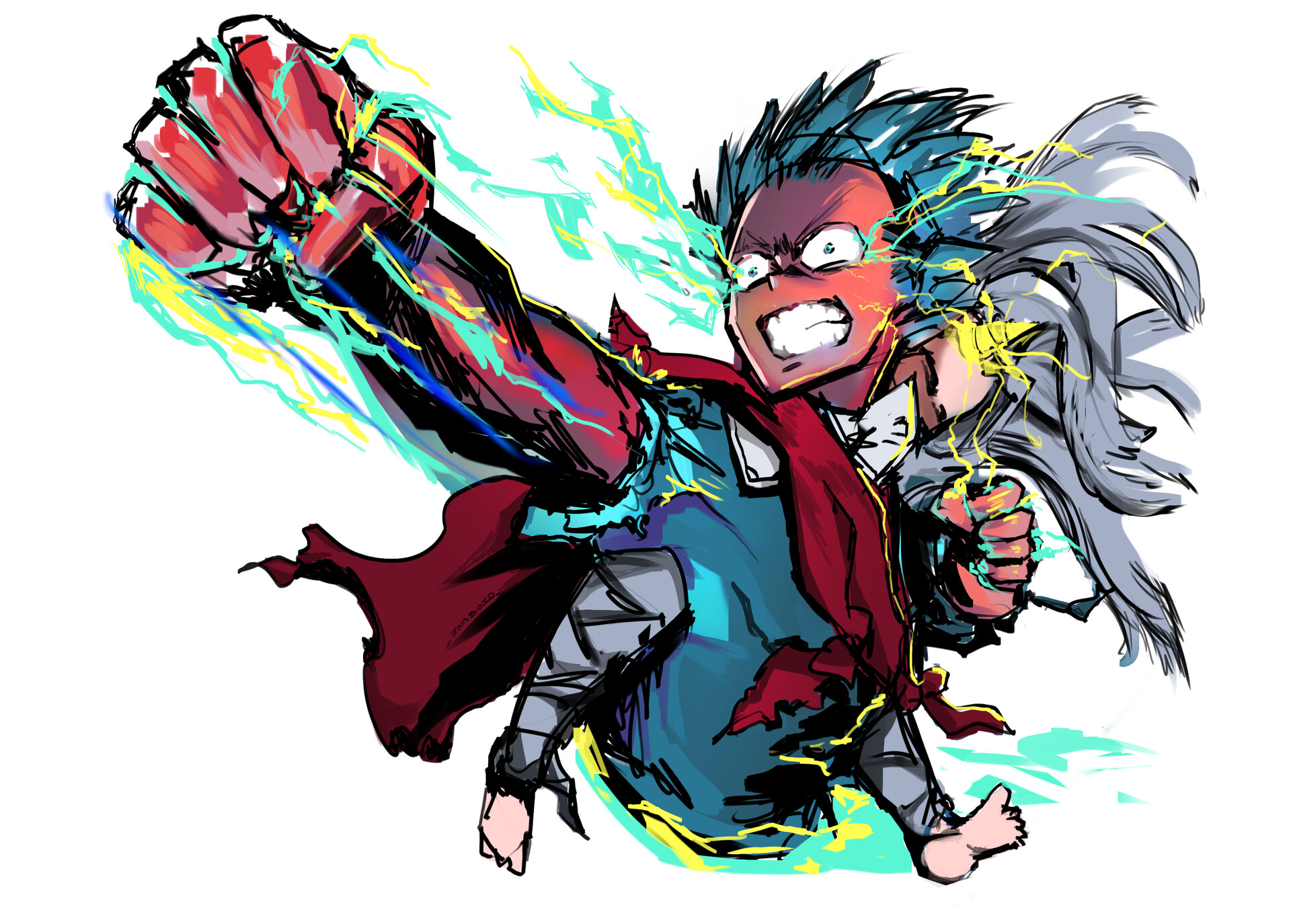 Adam Jumaat Deku S Full Cowl 100 Full cowl that izuku midoriya and katsuki bakugo use to maintain one for all at 100% full power. adam jumaat deku s full cowl 100