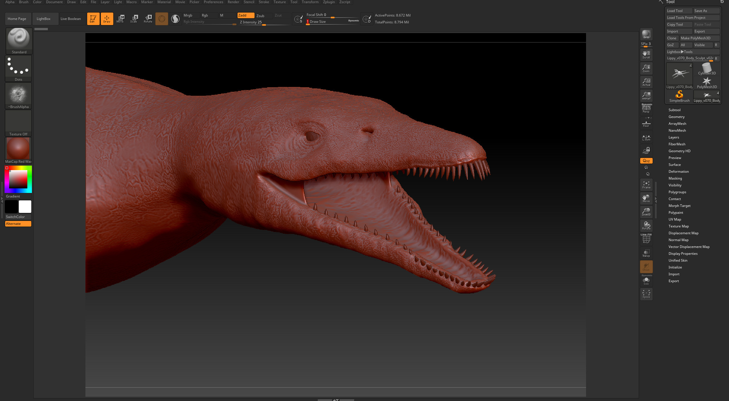 Zbrush sculpt