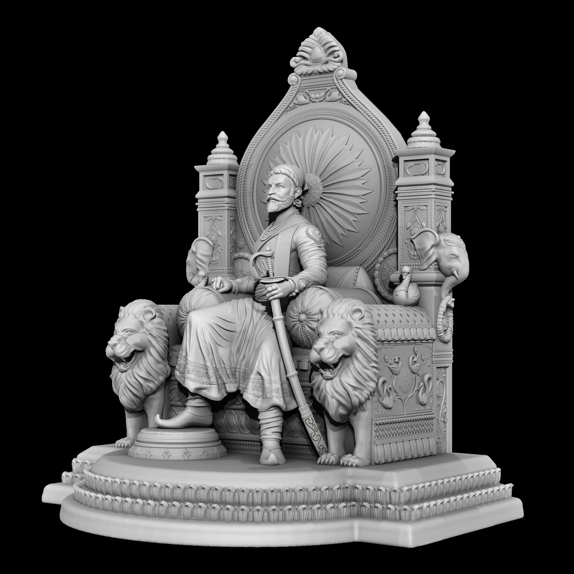 Artstation Wanted To Share This Basic Render Shots Did In Zbrush Chaatrapati Shivaji Maharaj Prasad Nambiar Bombay municipal corporation bmc building, mumbai, maharashtra. wanted to share this basic render shots