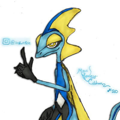 Get Mega Inteleon Fanart Gif