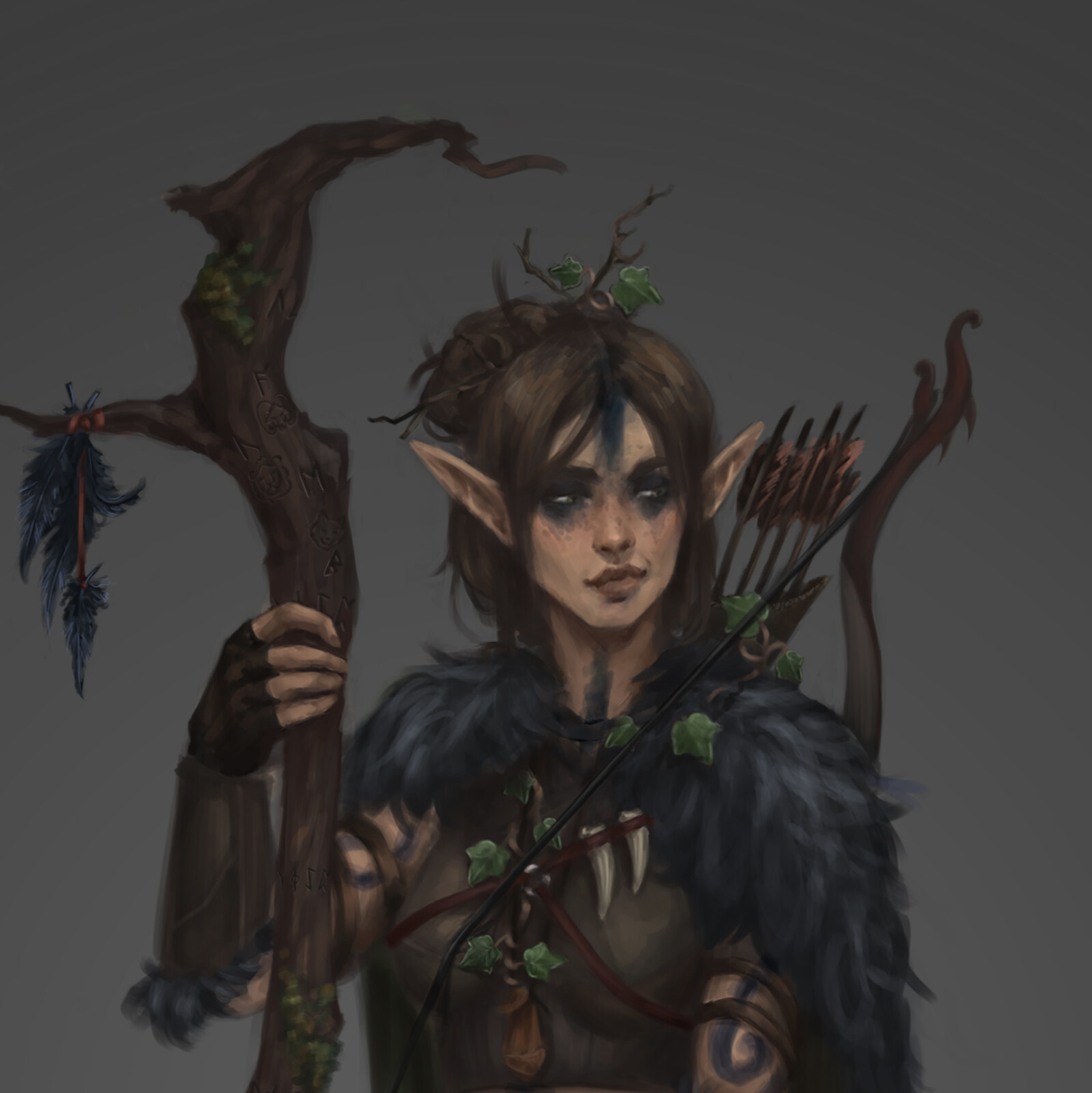 Wood Elf Druid.