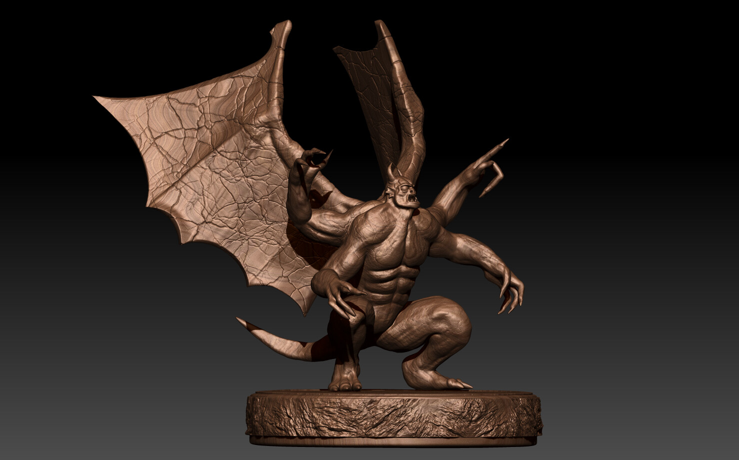 ArtStation Gargoyle, Armour, Servant and Guardian 3d Sculpt and Print