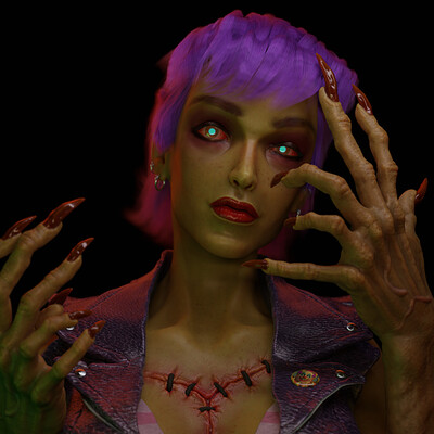 Daniel f r gordillo aurora zombie render artstat01