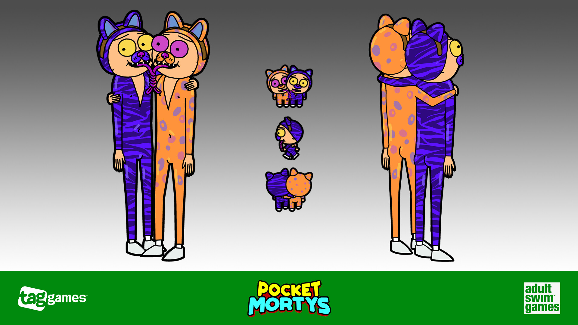 Artstation Pocket Mortys Festival Characters Matt Mcewan