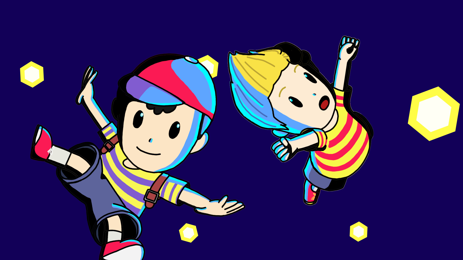 Jose de la Cruz - Mother (Earthbound) in Super Smash Bros. Ultimate, image size:1920x1080