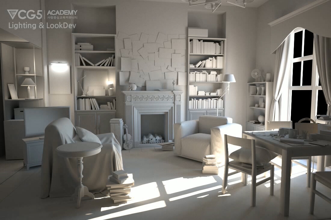 CG5 ACADEMY - SHERLOKCK'S ROOM / VFX LOOKDEV & LIGHTING PORTFOLIO