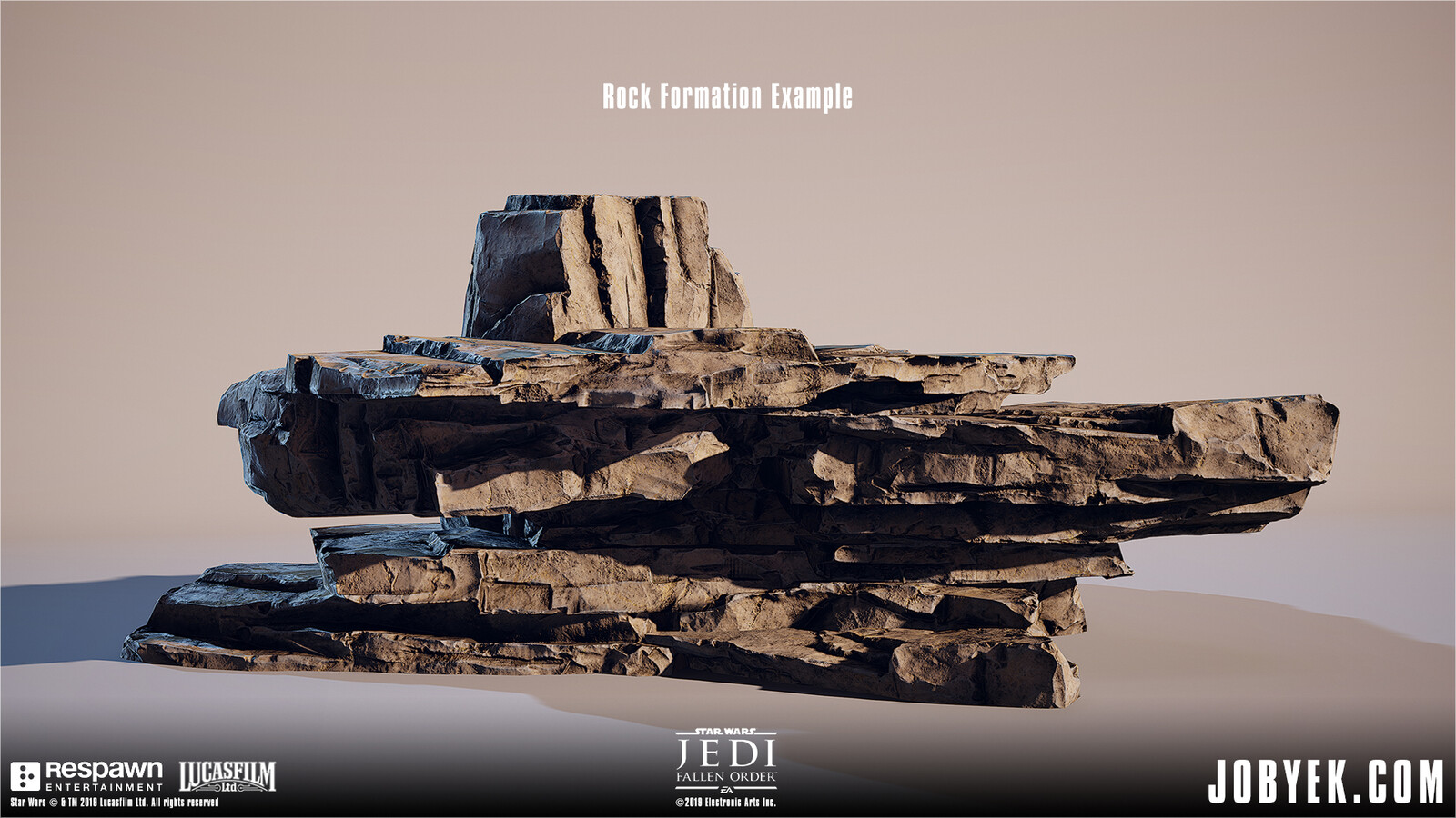 Rock Formation example with the rock assets above