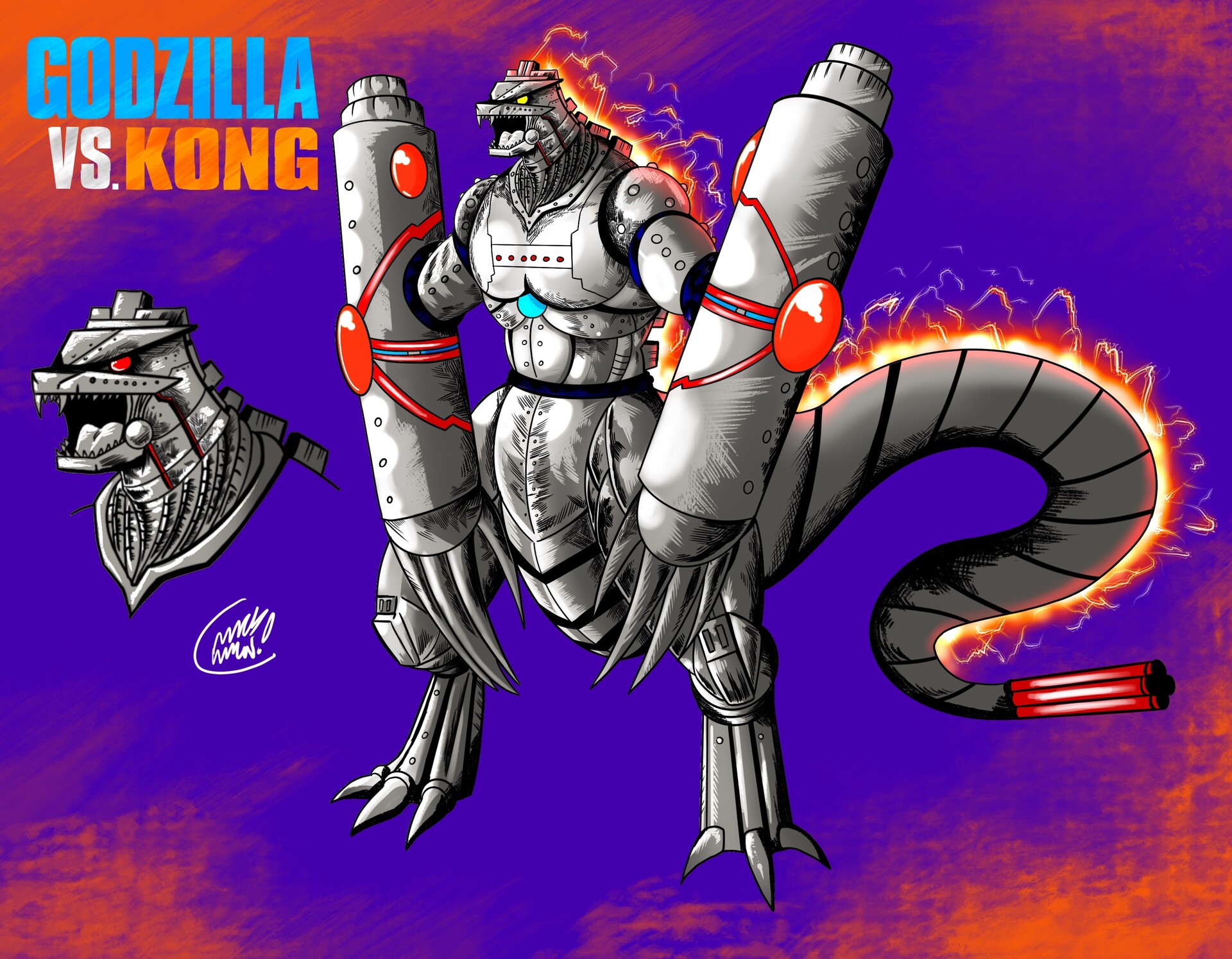 versus mega godzilla