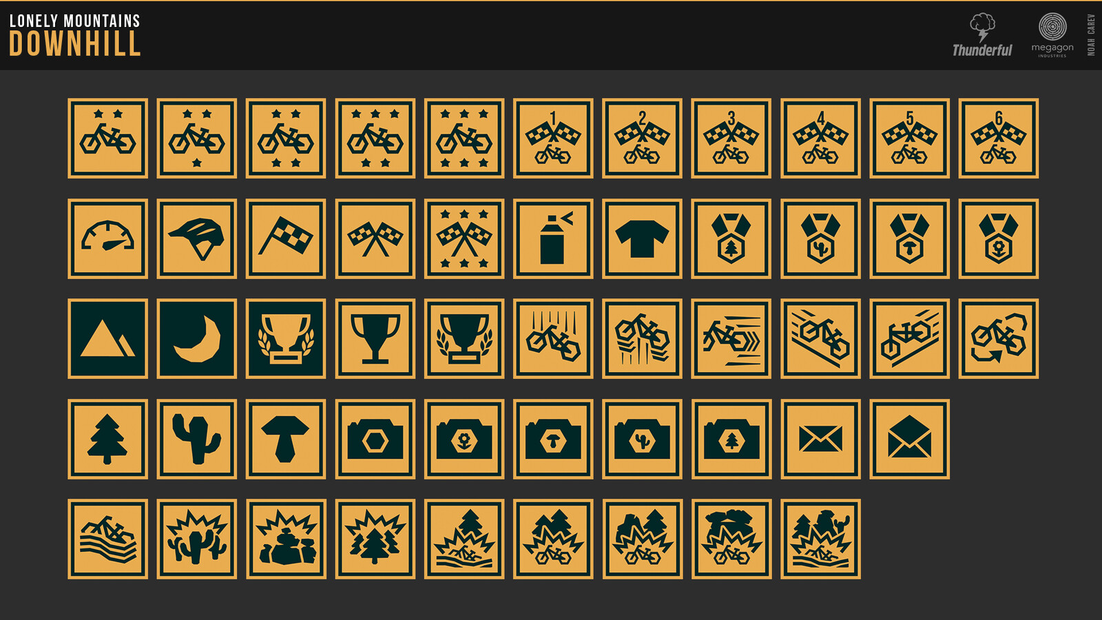 Achievement icons made for steam and consols.