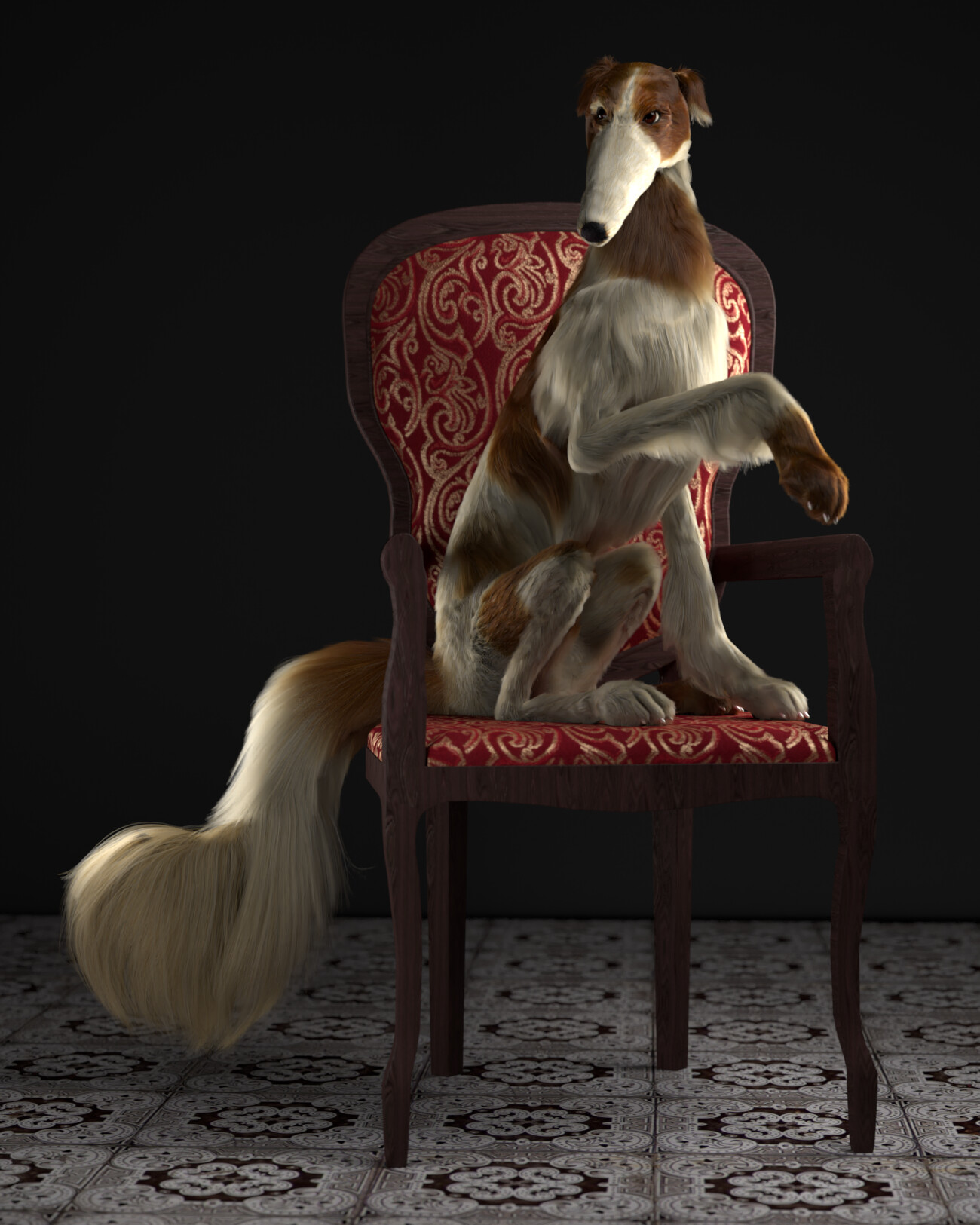 ArtStation Borzoi Grooming