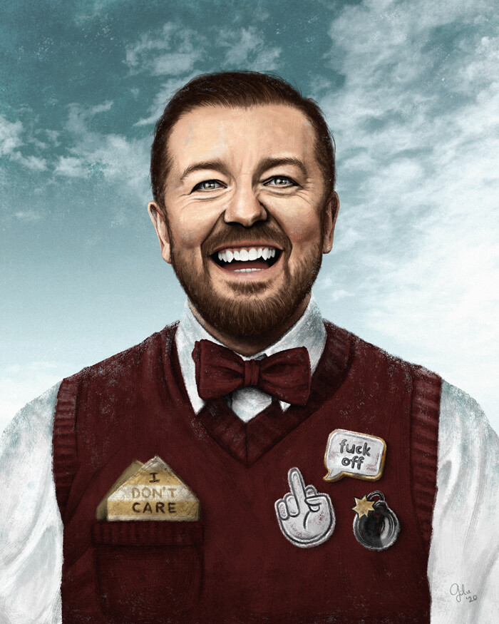 ArtStation - Ricky Gervais