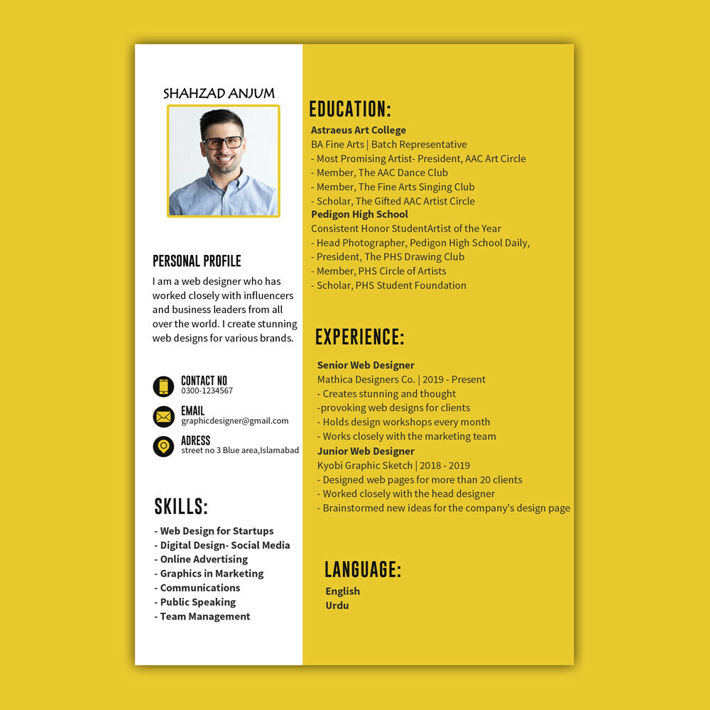 example of resume for high school student   64