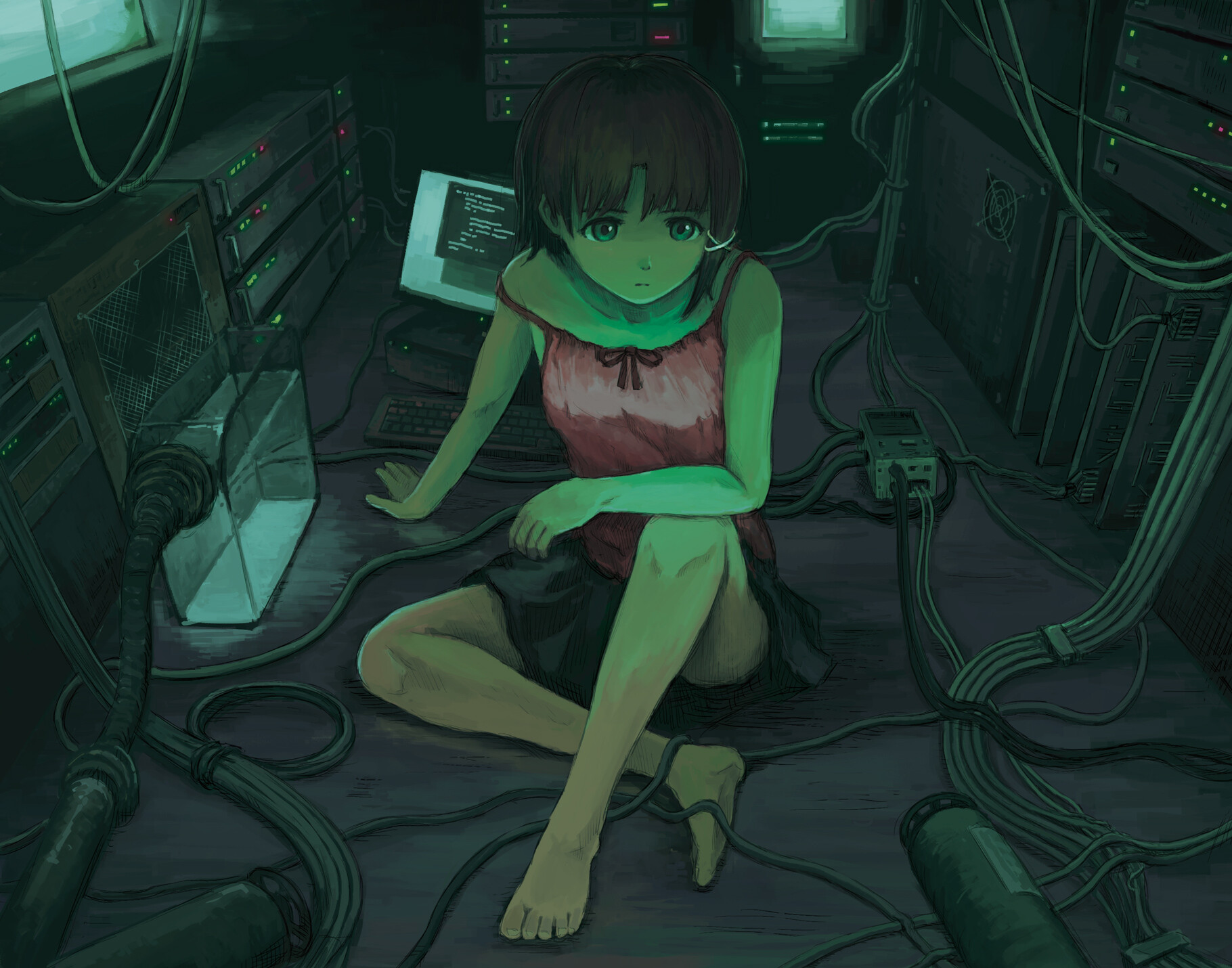 0540 Serial Experiments Lain JAPANESE ANIME A3 A4 POSTER ART PRINT  eBay