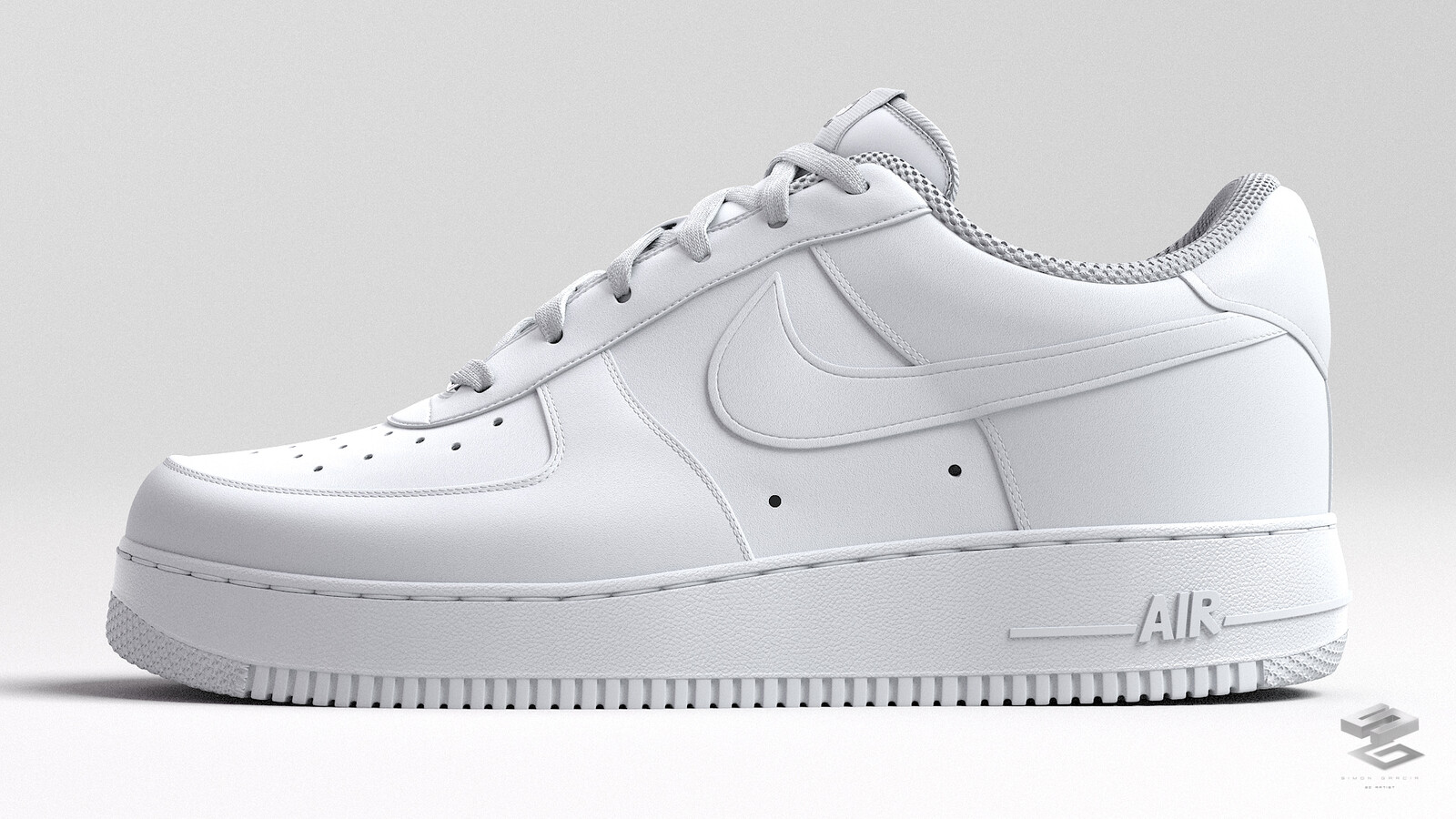 White color side view.