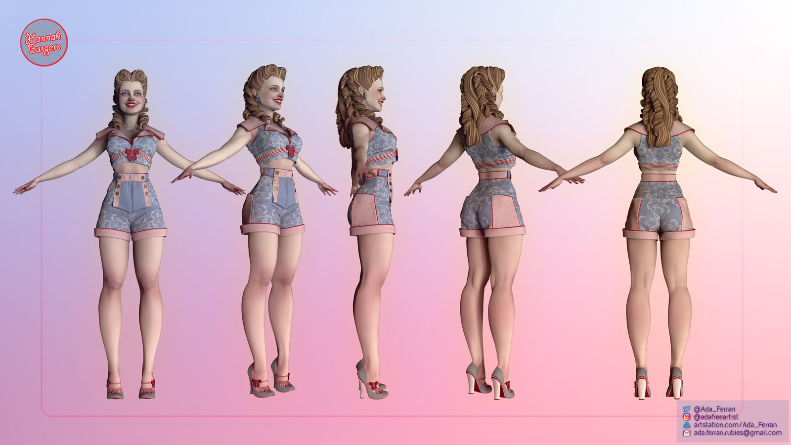 Sculpture and vertex colour views