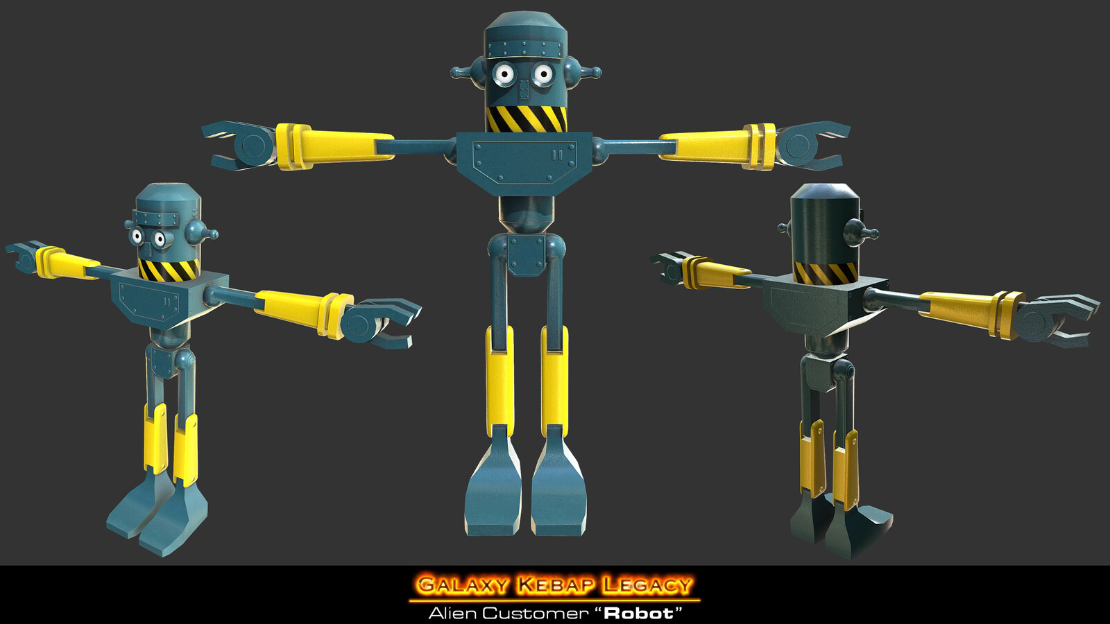 Robot customer character