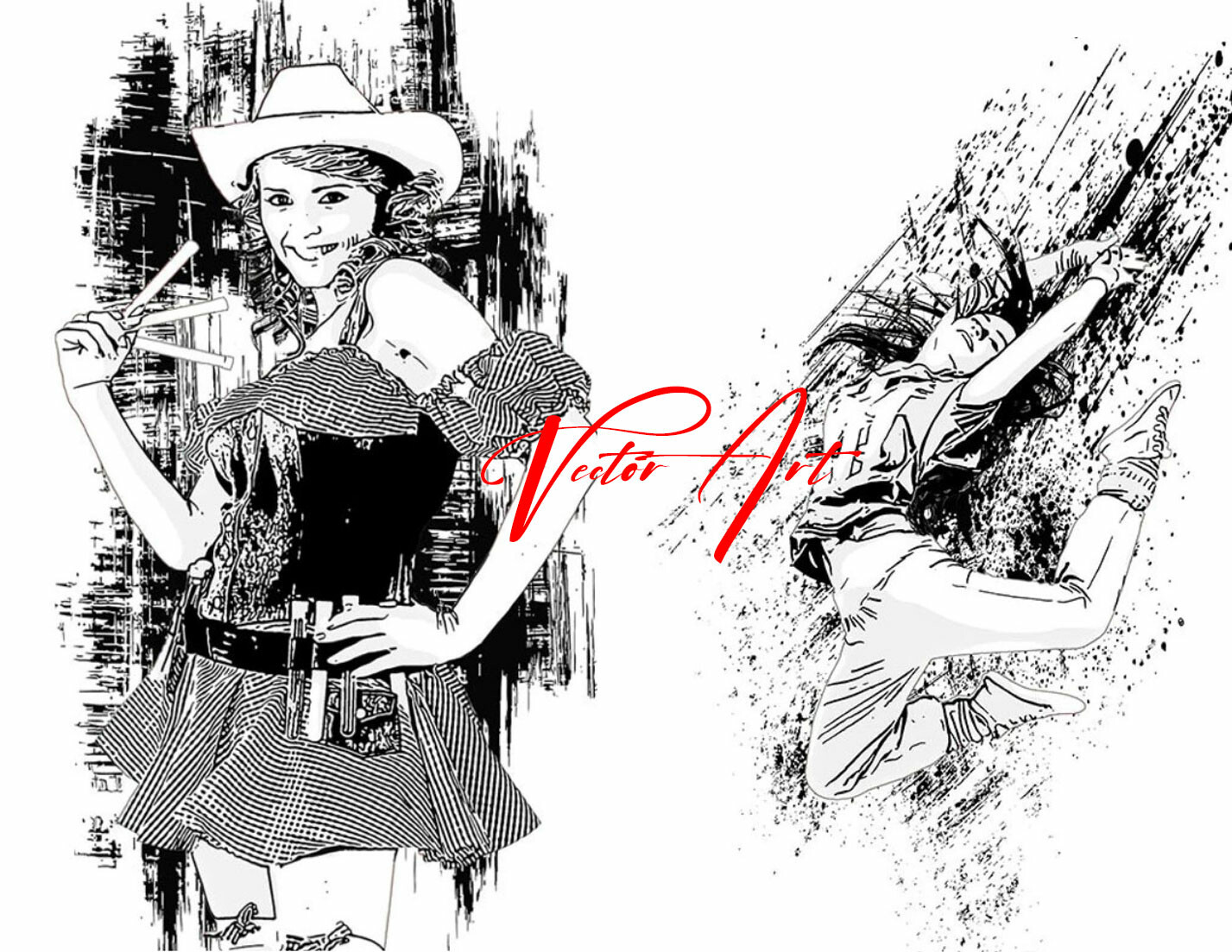 denis marvin vector art photoshop action