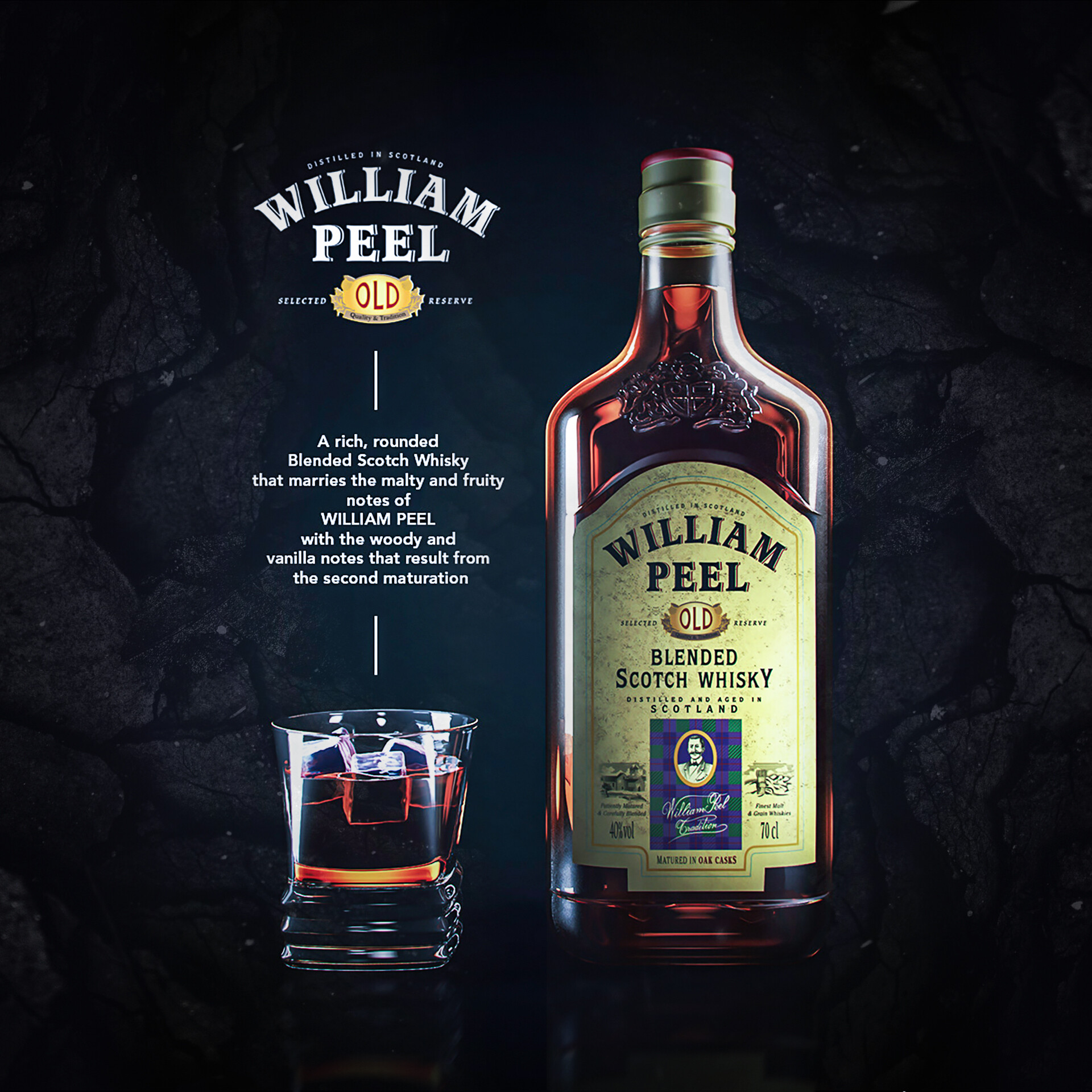Whisky Finest Old Reserve WILLIAM PEEL