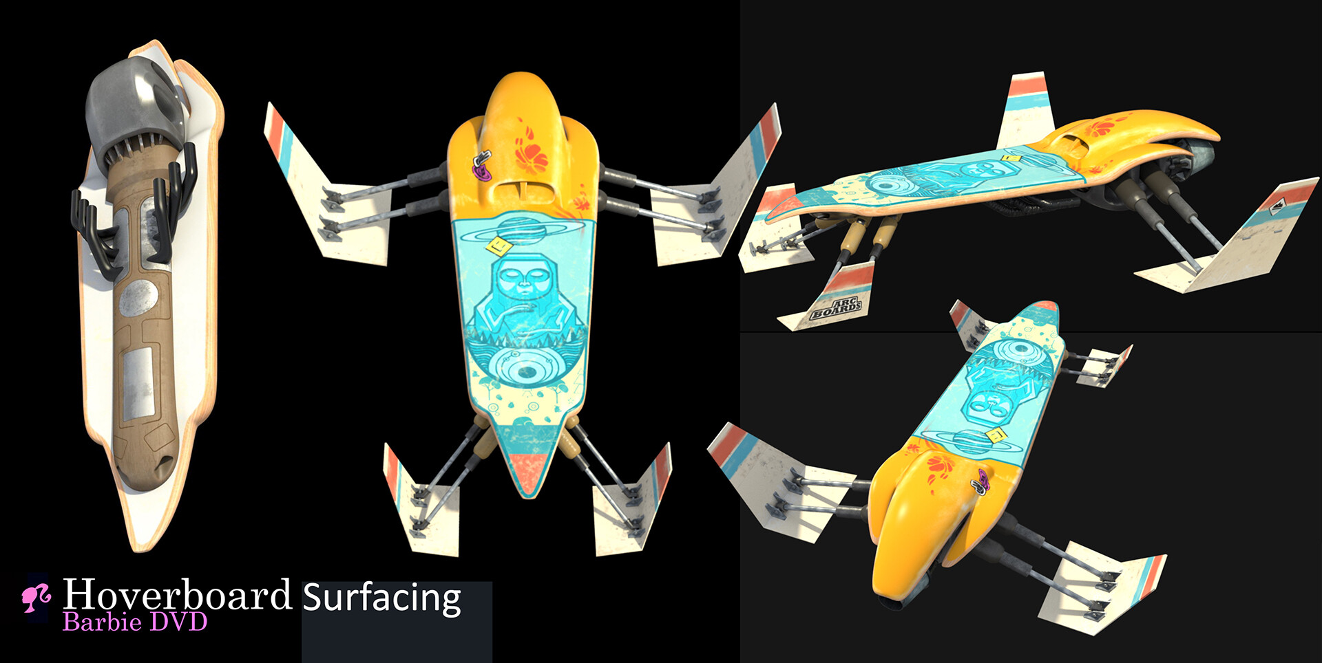 Barbie online starlight hoverboard