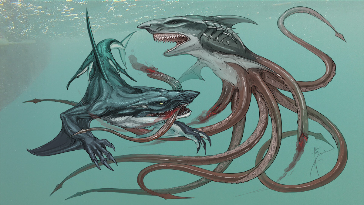 Показать картинки sharktopus and whalewolf из фильма sharktopus vs whalewolf 2015 года