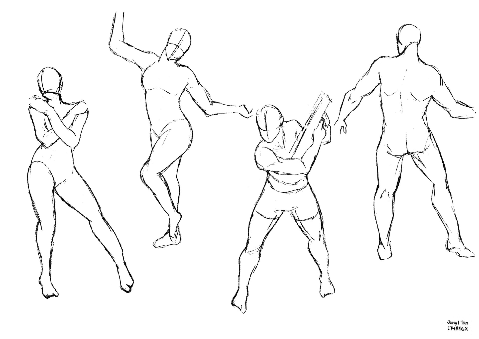 Balzer Designs: Short Pose Figure Drawing Class (part two)