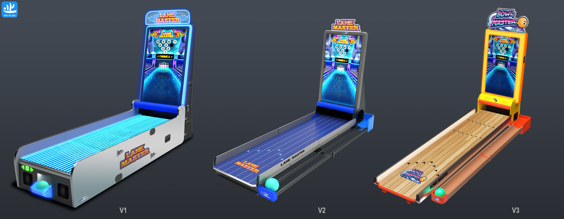William Qiu Video Redemption Arcade game Lane Master
