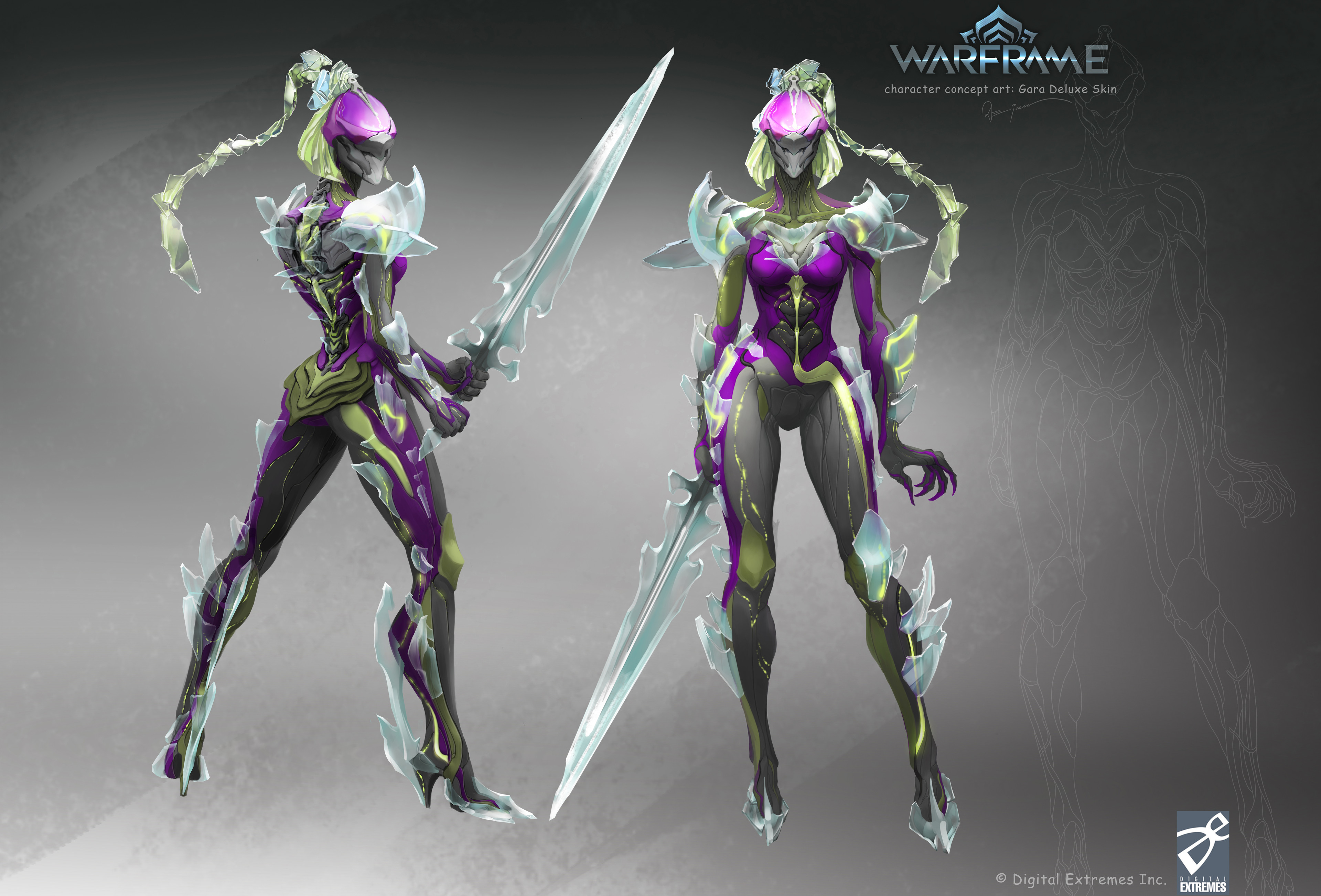 Warframe gara art фото 9